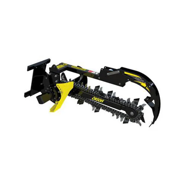 Skid Steer Attachments - trencher_mini_loader_small1 (600x600) Mini Skid Steer Attachment Hire